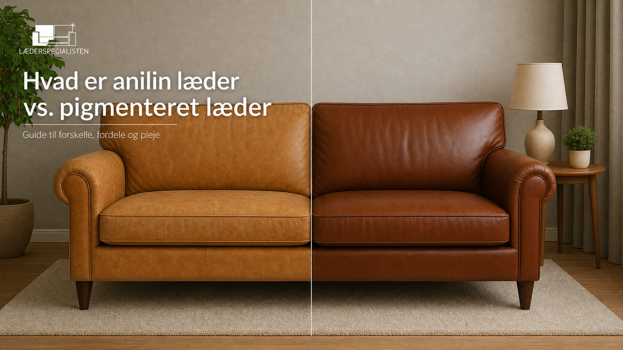 Anilin læder vs. pigmenteret læder